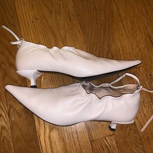 Zara white shoes
